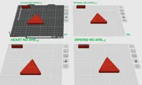 no AMS version, 4 plates (one color)
