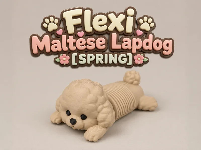 Flexi Mini Maltese Lapdog [Slinky]