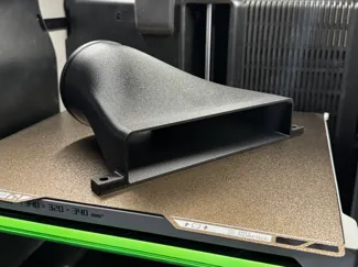 Fiber laser extractor duct (4") 50mm hole spacing