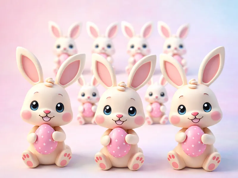 Hideable mini easter bunnies (ONLY 1 GM) Purgeable