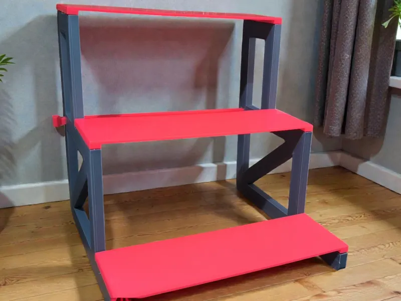 Display shelf for light objects 3 shelves  