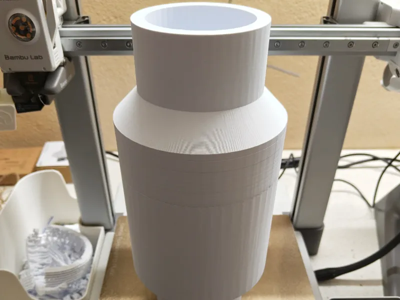 Inline-Aktivkohlefilter mit 100 mm Anschlüssen