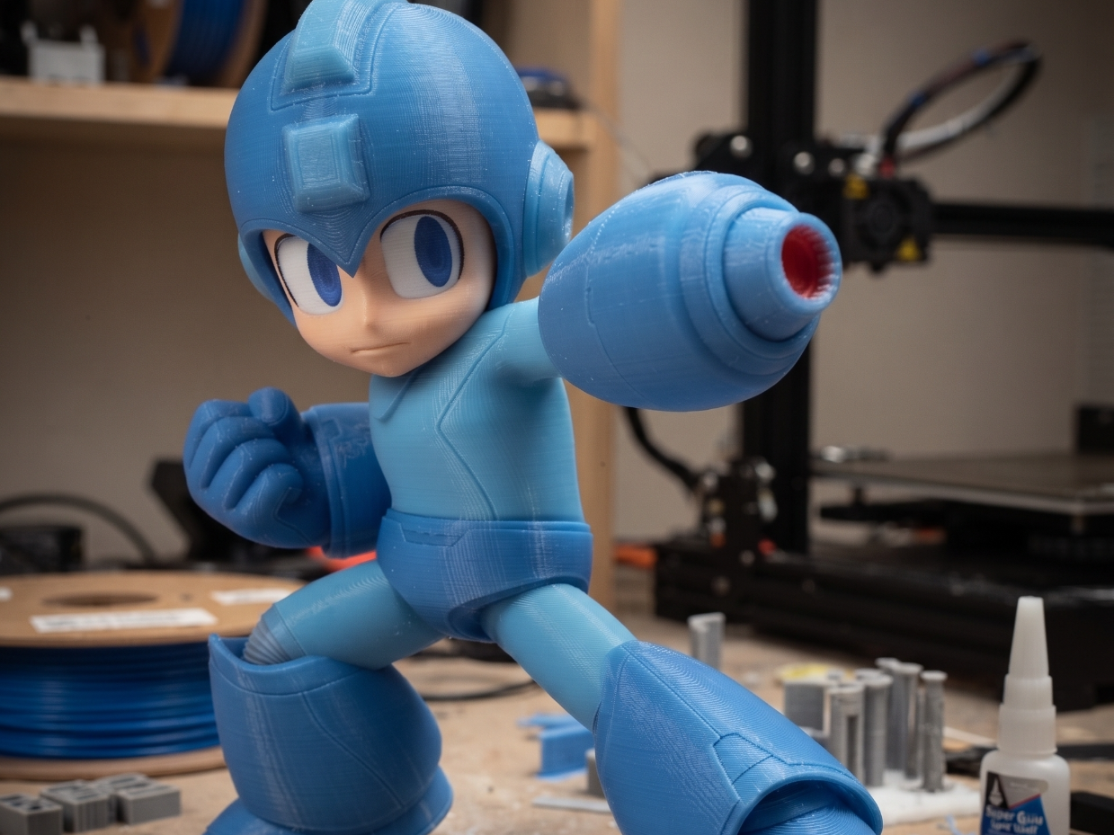 Mega Man Project -Multipart Monocolor - 1