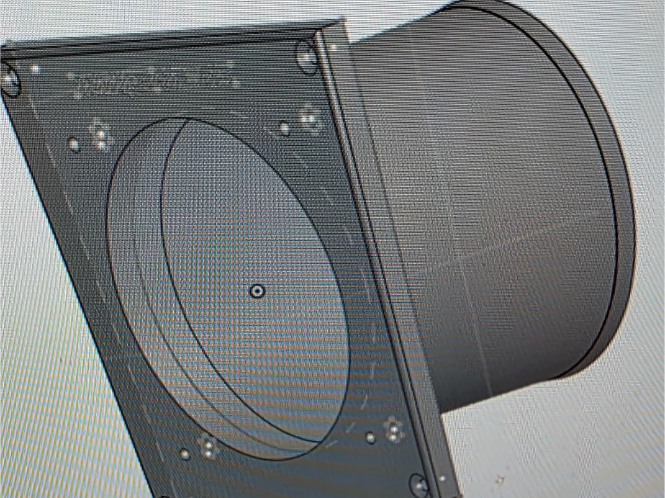 4 inch sd 40 pvc to 120mm computer fan wall flange