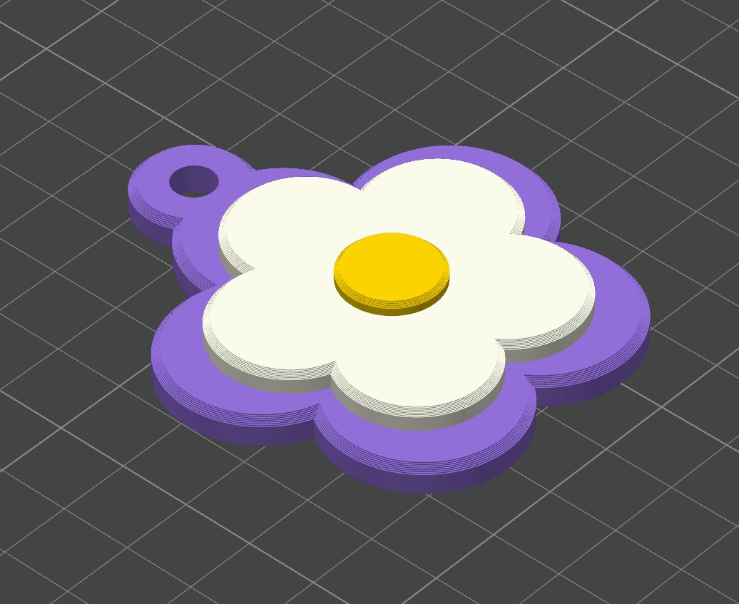 Miniatura 8 do modelo 3D Customizable Daisy Keychains / Wall art
