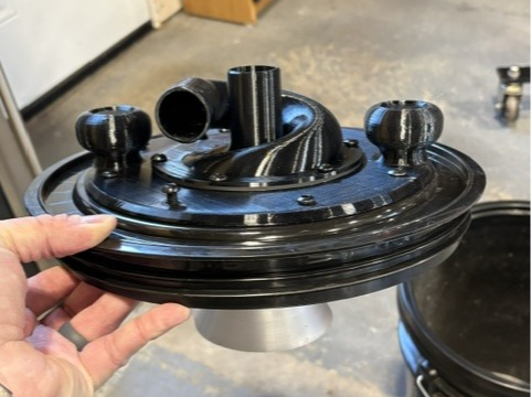 Gama Bucket Adapter for Cyclone Separator Vacuum