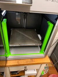 PLA instead of PETG symmetrical, Not recommended with high chamber temperatures