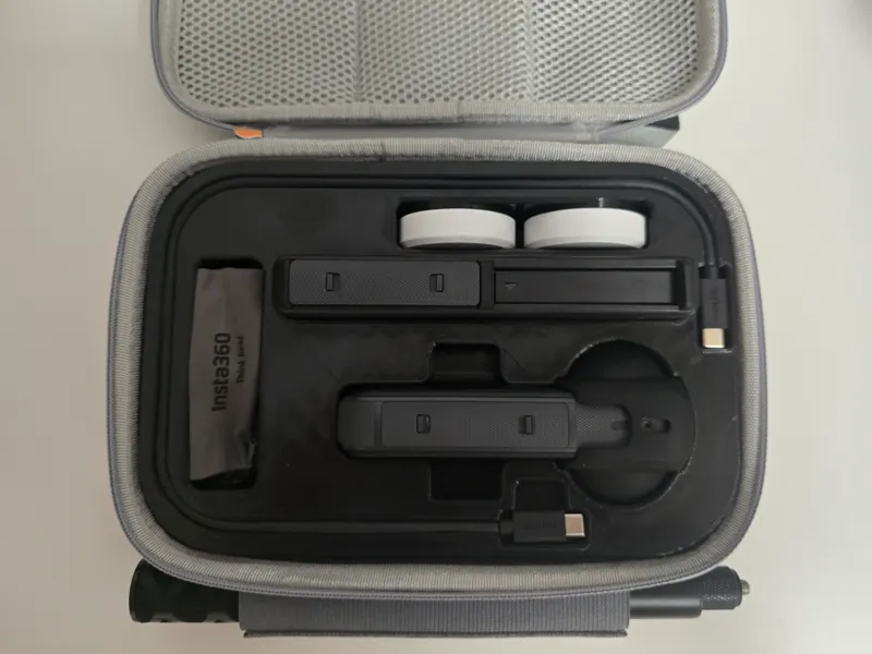 Insta360 X5 Original Tasche Einsatz
