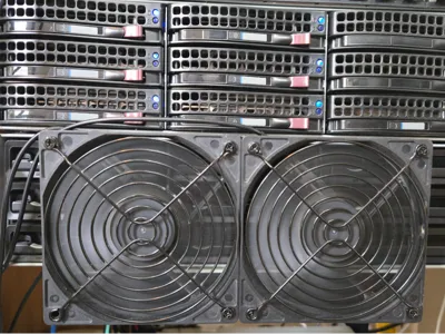 120mm x 2 external fans for 2U chassis