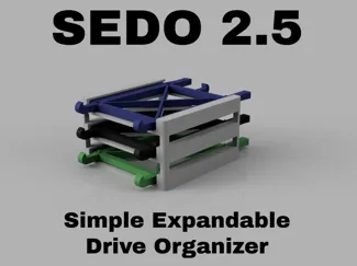 SEDO 2.5 - Simple Expandable Drive Organizer 2.5"