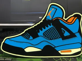 Jordan 4 Travis Scott Lightbox