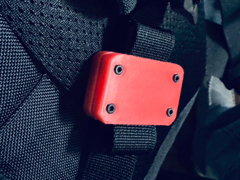 Rugged Backpack Strap Clamp