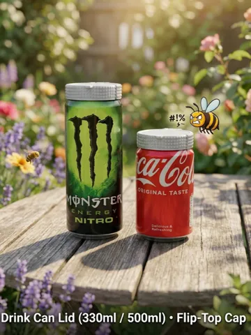 Tapa o cubierta: Drink Can Lid (330ml / 500ml) • Flip-Top Cap — vista de referencia 2