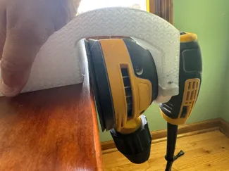Dewalt Right angle sander guide