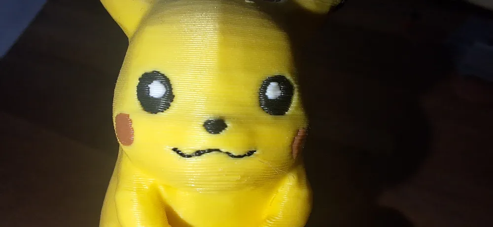 Pickachu 3d Vector Picachu multicolor - Free 3D Print Model - MakerWorld