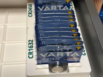 Gridfinity Varta battery blister holder