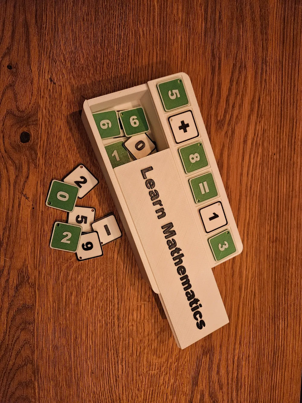 Learn Mathematics , Box with Lid and bricks by Print_Rob - MakerWorld