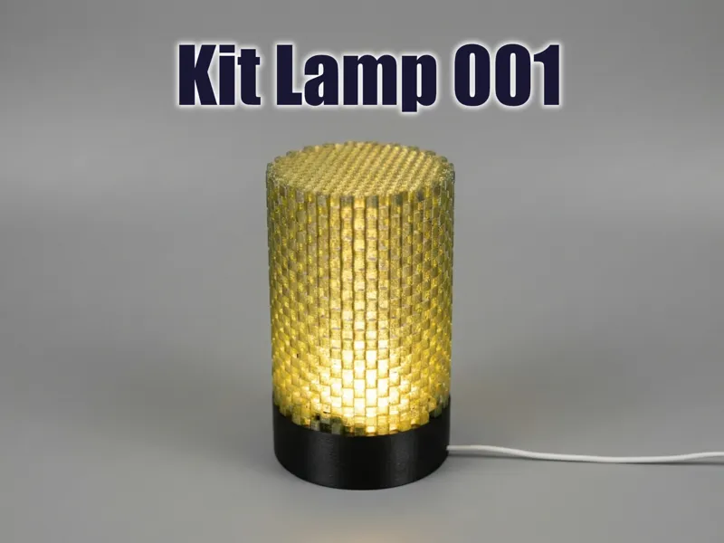 Modern Woven Lamp - Bambu Lab LED Kit 001