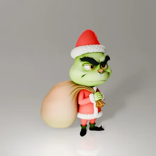 Small Grinch 9 Small Grinch Figures by ROBS MakerWorld: Download Free 3D Models