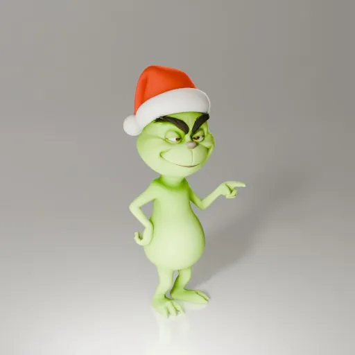 Small Grinch 9 Small Grinch Figures by ROBS MakerWorld: Download Free 3D Models