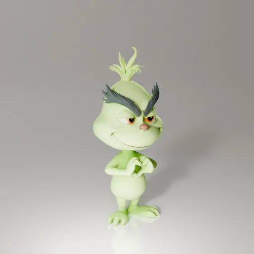 Small Grinch 9 Small Grinch Figures by ROBS MakerWorld: Download Free 3D Models