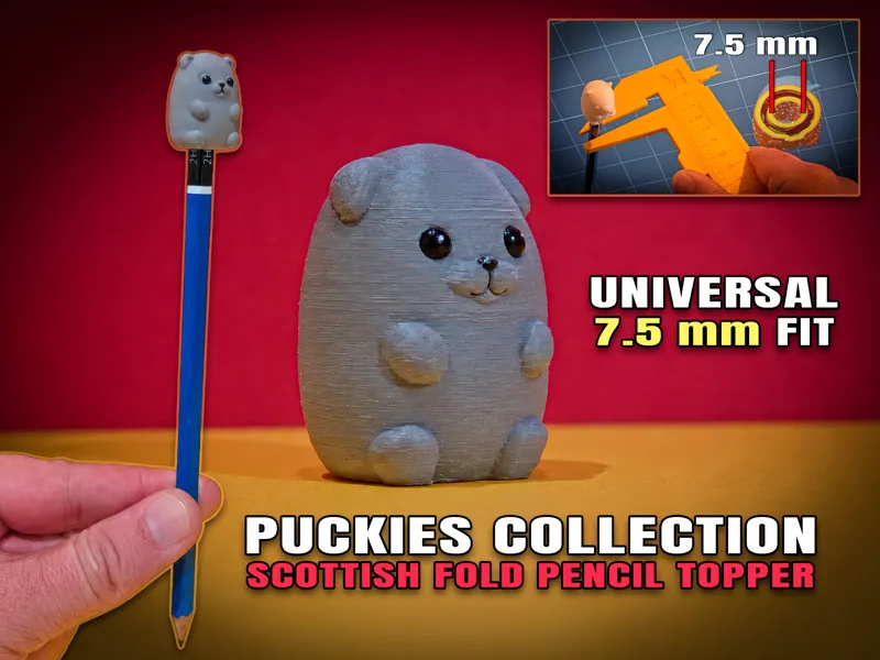 Puckies — Cute Scottish Fold Topper