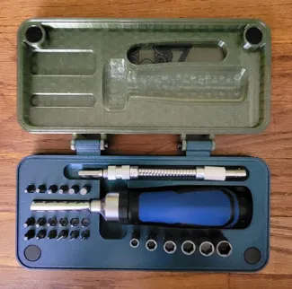 Ratcheting Screwdriver Case - Kobalt 27pc