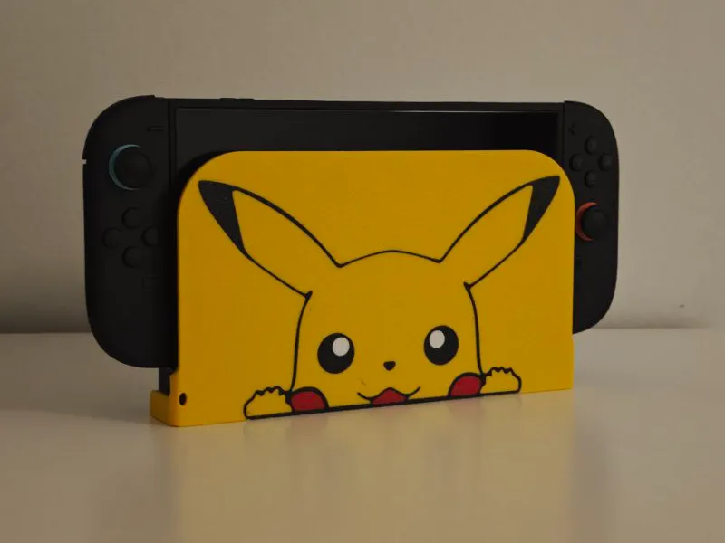 Tapa para base de Switch 2 - Pikachu