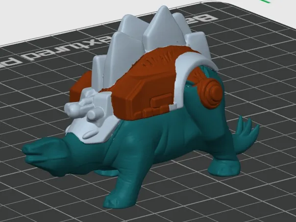 Decepticon - Dinoforce - Doryu - Stegosaurus Shell