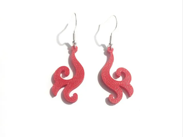 Flame Dance - Earrings
