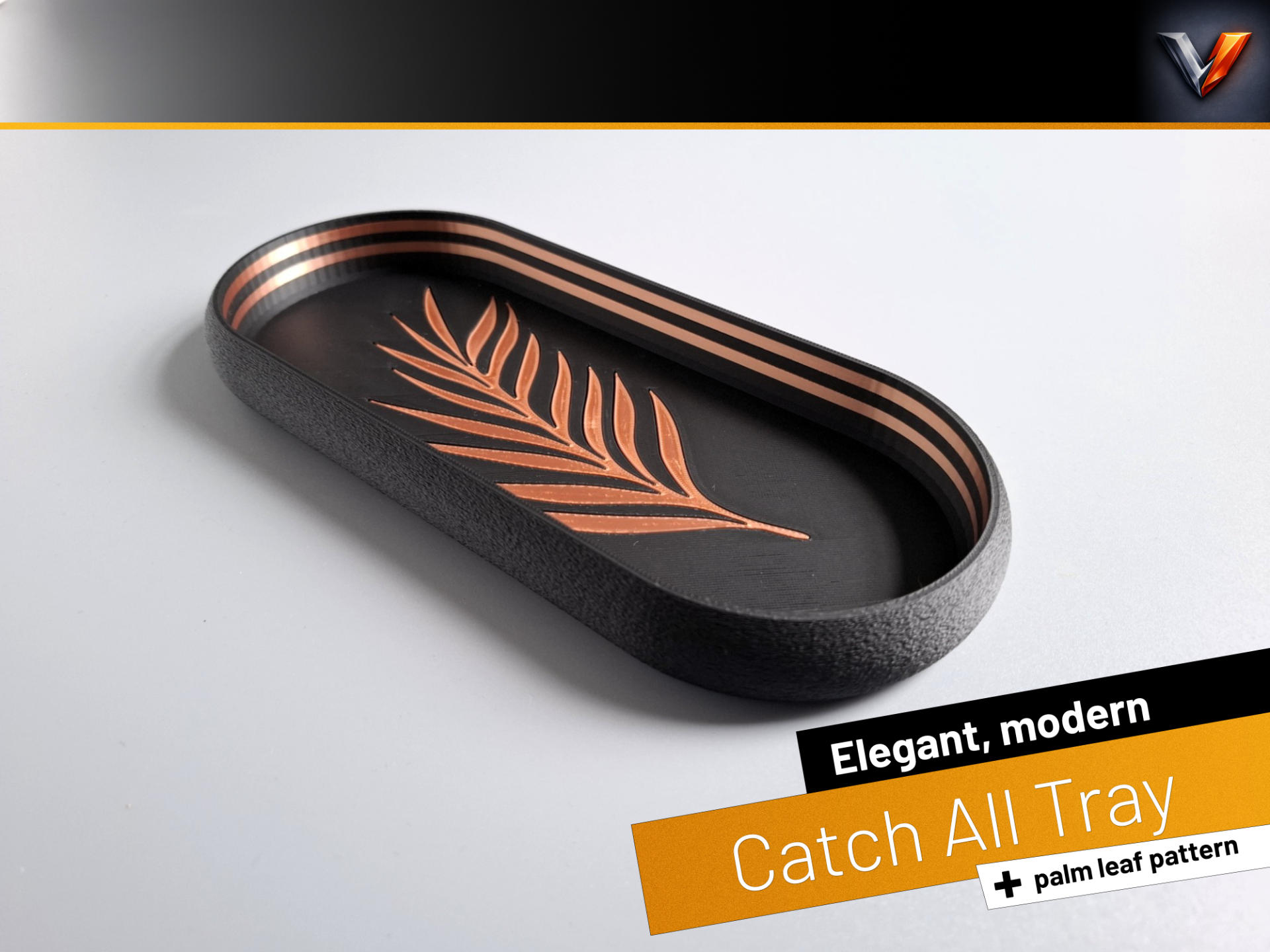 Elegant modern Catch-All EDC Tray