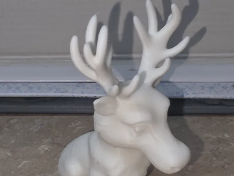 Deer Stag larger antler  whimsical woodland animal