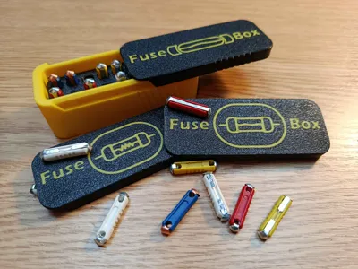 Slide BOSCH Type Spare Fuse Case/Box