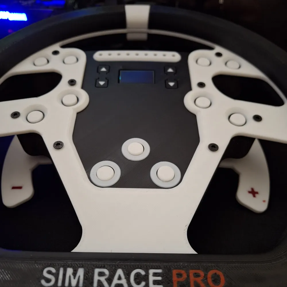Sim Racing Wheells SIM Race PRO - Circular Wheel MOD - Free 3D Print Model - MakerWorld
