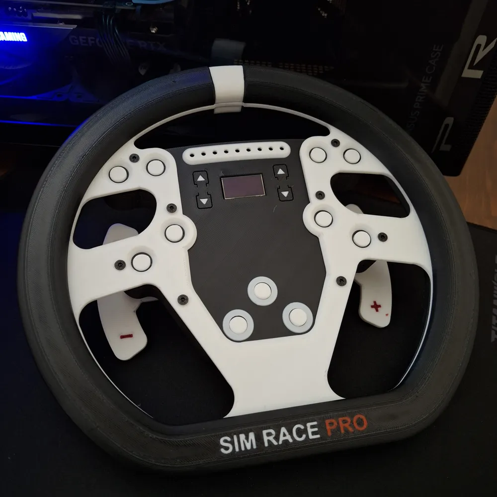 SIM Race PRO - Circular Wheel MOD - Free 3D Print Model - MakerWorld