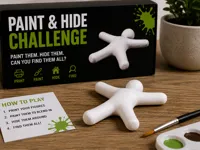 Caméléon à peindre — jeu de camouflage — photo 1