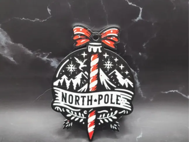 Ornement de Noël Pôle Nord