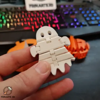 Halloween Flexi Boo – Articulated Ghost