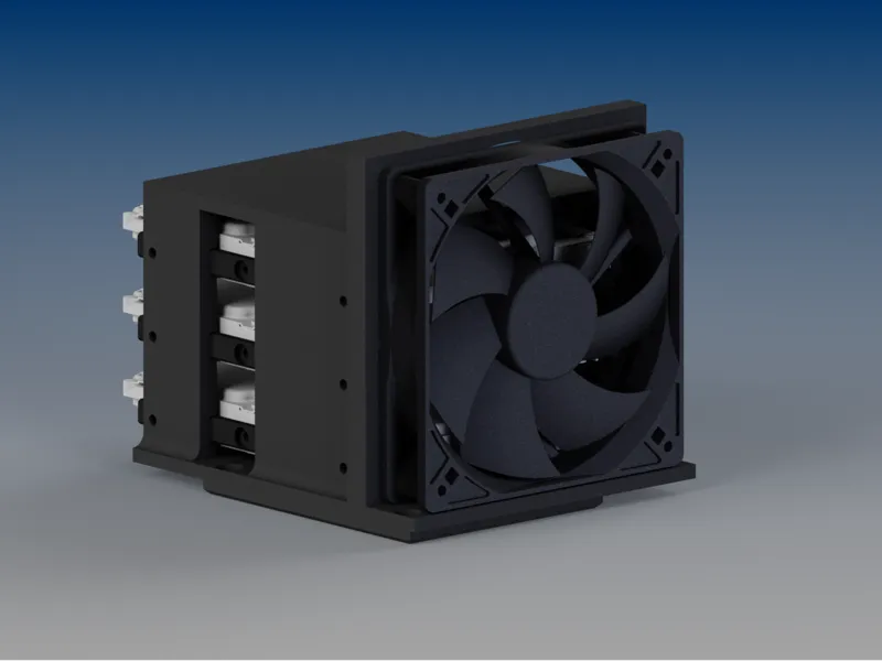 Jonsbo D31 3 HDD Cage /w rails + 120mm fan mount 