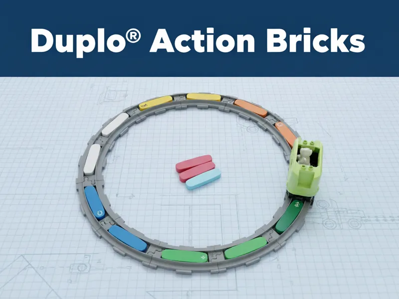 Duplo Compatible Action bricks