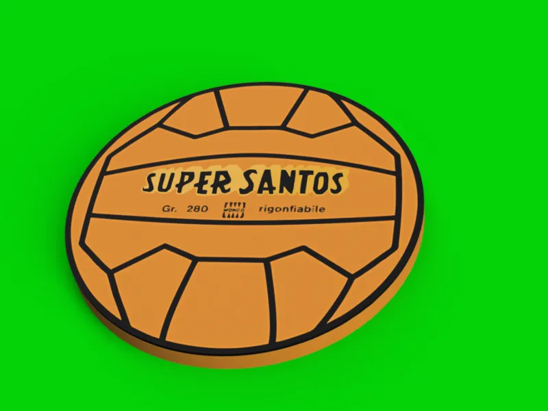 Supersantos Fridge Car Magnetic super santos