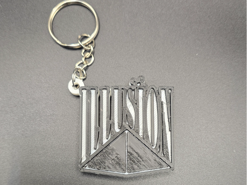 Illusion keychain