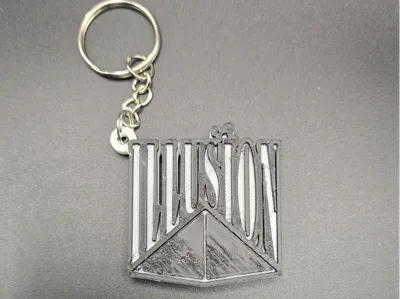 Illusion keychain