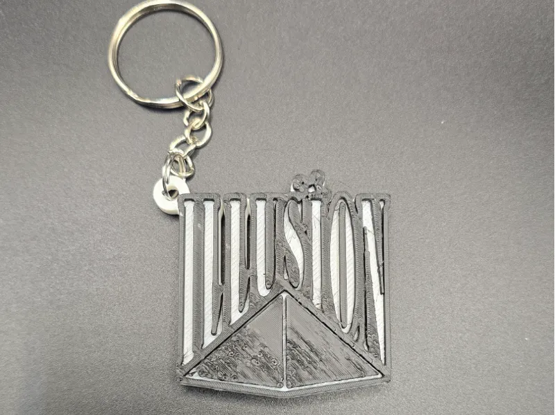 Illusion keychain