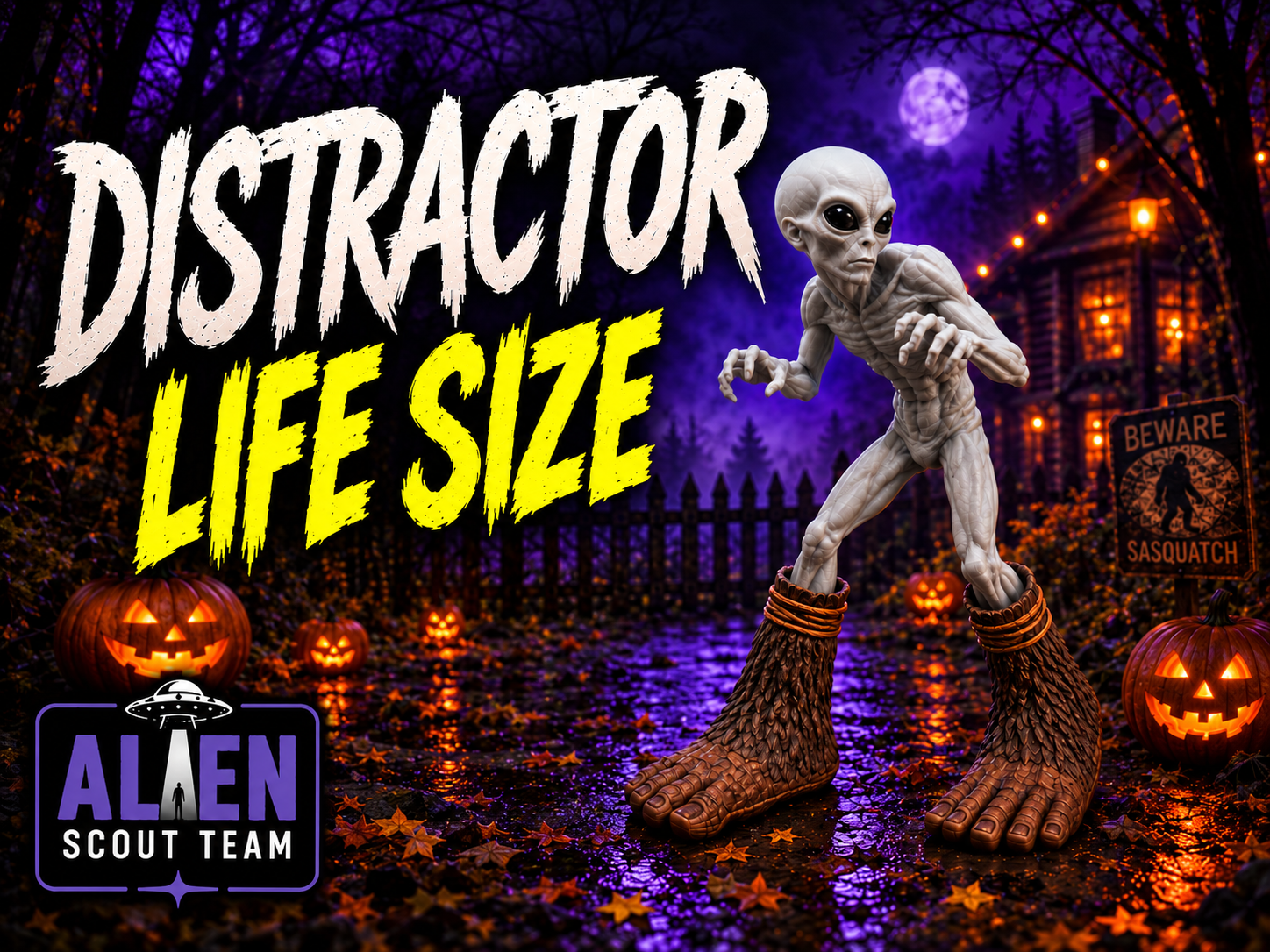 The DISTRACTOR - LIFE SIZE (Alien Scout Team) 3D model