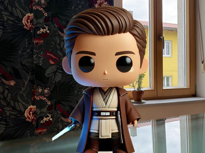 Young Obi Wan Kenobi (Star Wars) Figurine
