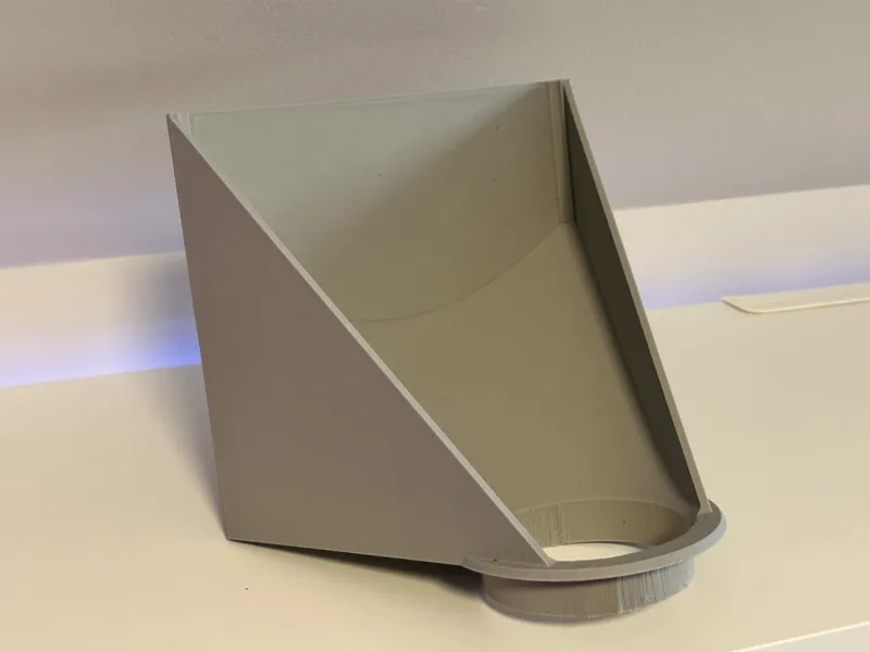 Hi-Flow Trash Pipe - Poop Chute for A1 Mini