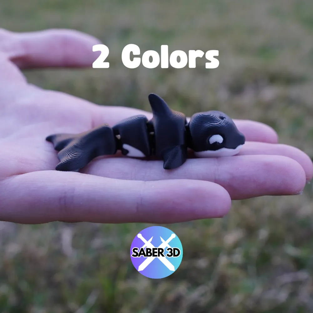 Mini Articulated Orca - Free 3D Print Model - MakerWorld