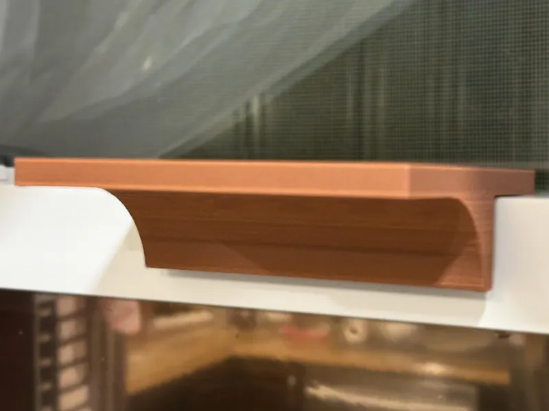 SMALL PLANT WINDOW SHELF-NO SUPPORTS-PARAMETRIC
