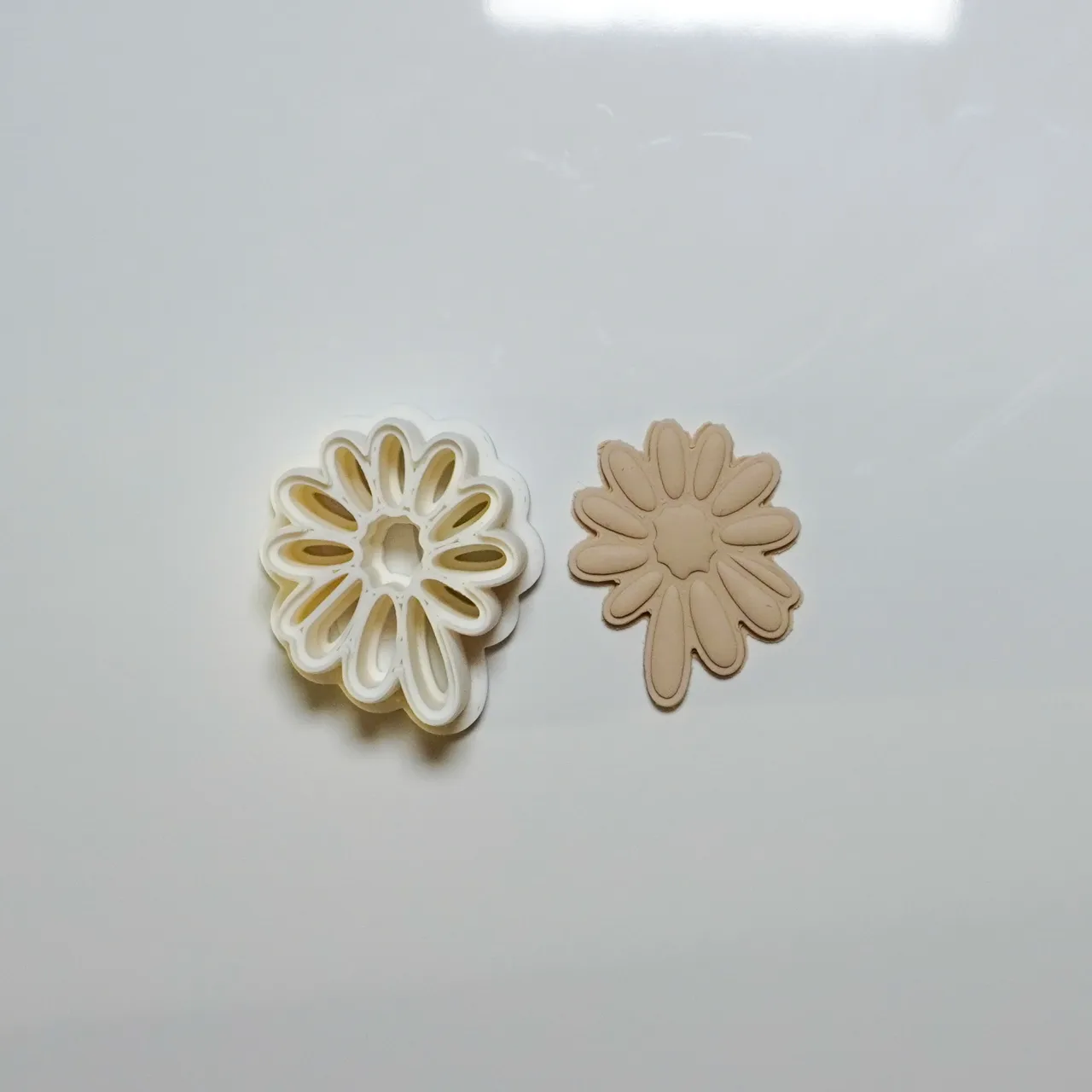 Loopy Flower Polymer Clay Cutter Earrings view 2